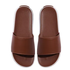 Two-Tone Blank Sliders - Brown
