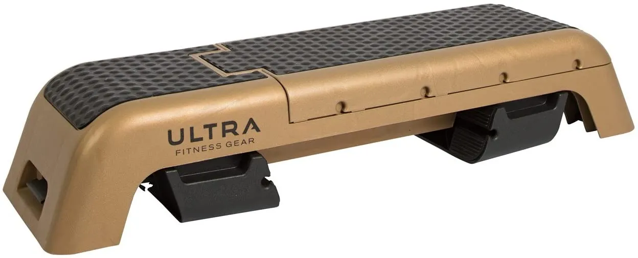 Ultra Fitness Gear Adjustable Workout Deck - Versatile Fitness Station, Weight Bench, Stepper, and Plyometrics Box
