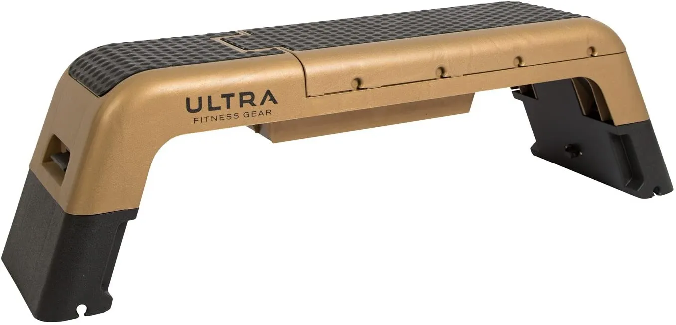 Ultra Fitness Gear Adjustable Workout Deck - Versatile Fitness Station, Weight Bench, Stepper, and Plyometrics Box