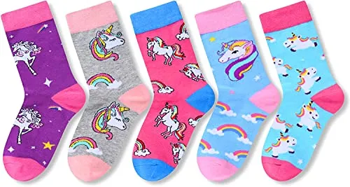 Unicorn Gifts for Toddler Girls Who Love Unicorn Unique Presents for Children Cute Girl's Unicorn Socks Baby Gifts for 1-4 Years Old Girls