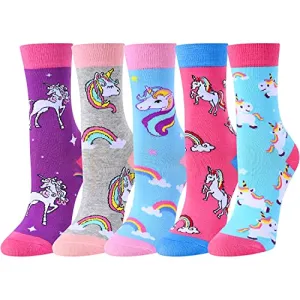 Unicorn Gifts for Toddler Girls Who Love Unicorn Unique Presents for Children Cute Girl's Unicorn Socks Baby Gifts for 1-4 Years Old Girls