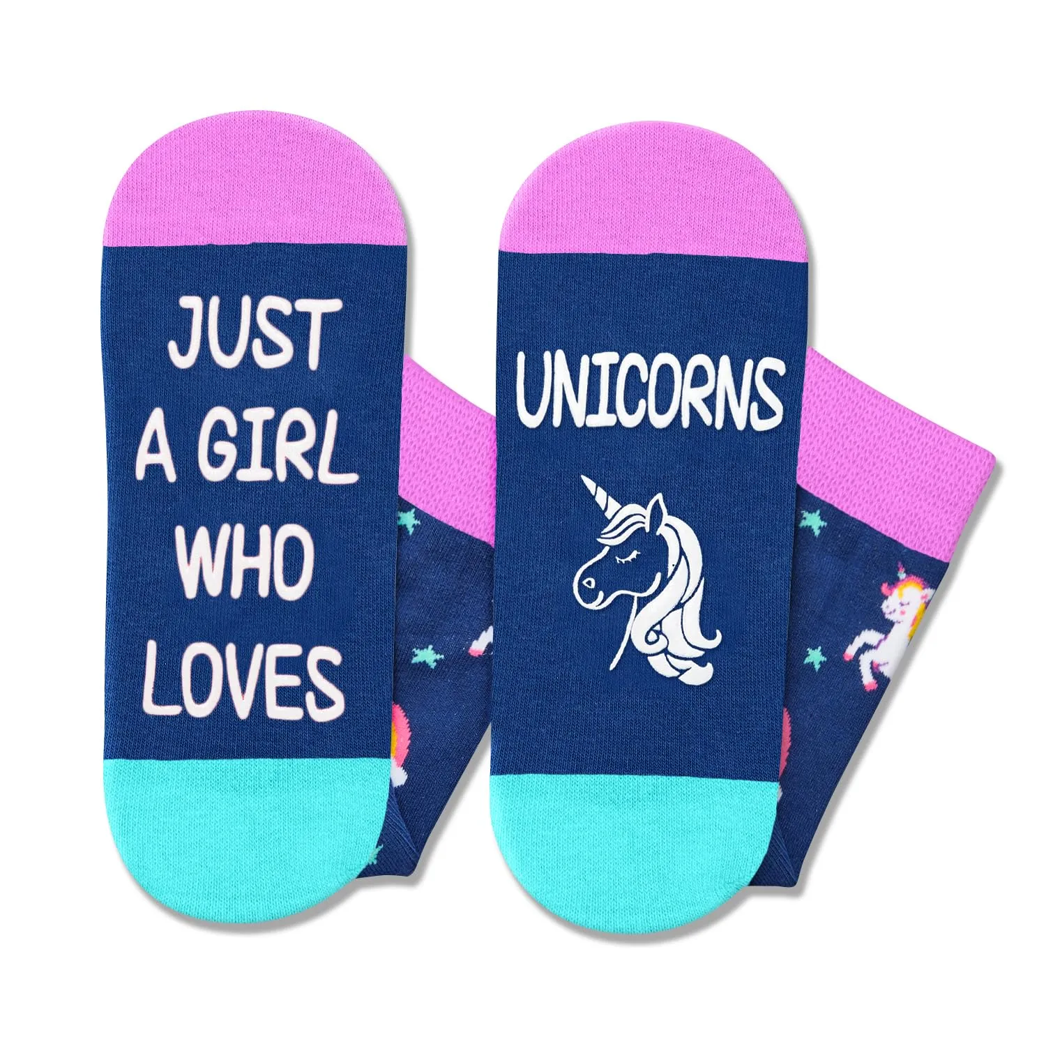 Unicorn Gifts for Women Teen Girls - Novelty Funny Animal Socks, Unicorn Socks for Adults, Animal Gifts for Unicorn Lovers, Rainbow Gifts