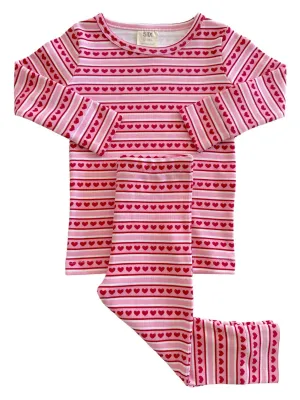 Valentine Stripe / Organic 2-Piece Set