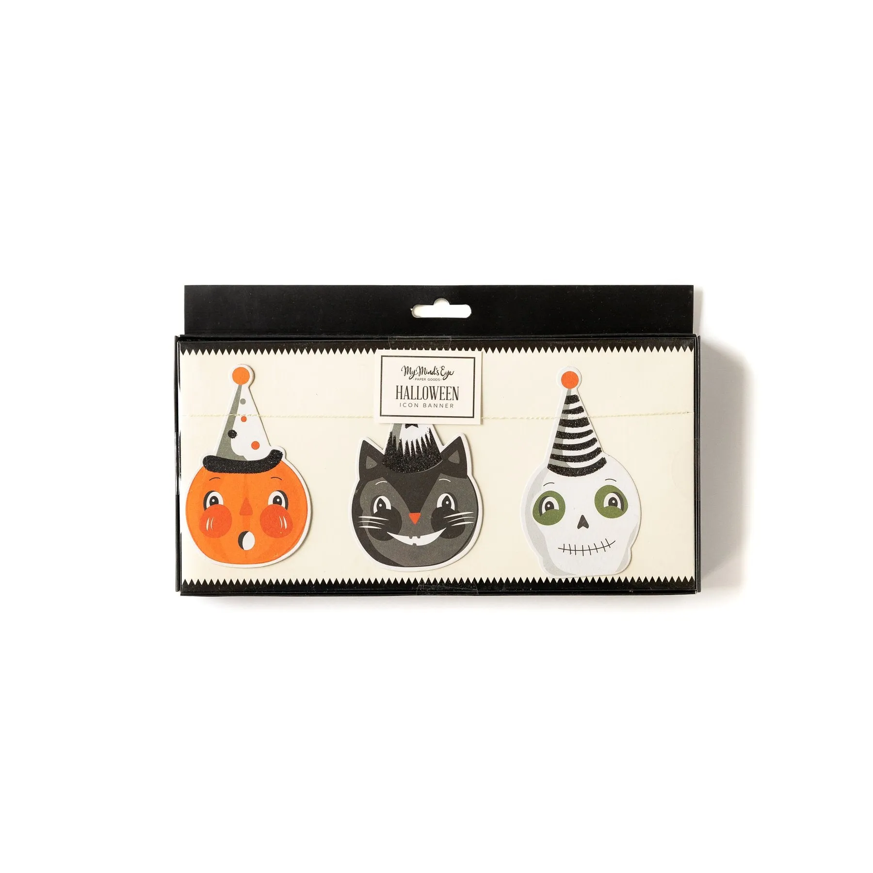 Vintage Halloween Icon Banner