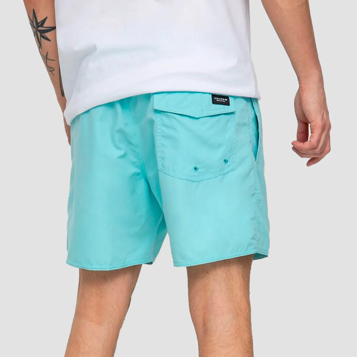 Volcom Lido Solid 16" Trunk Shorts Antigua Sand
