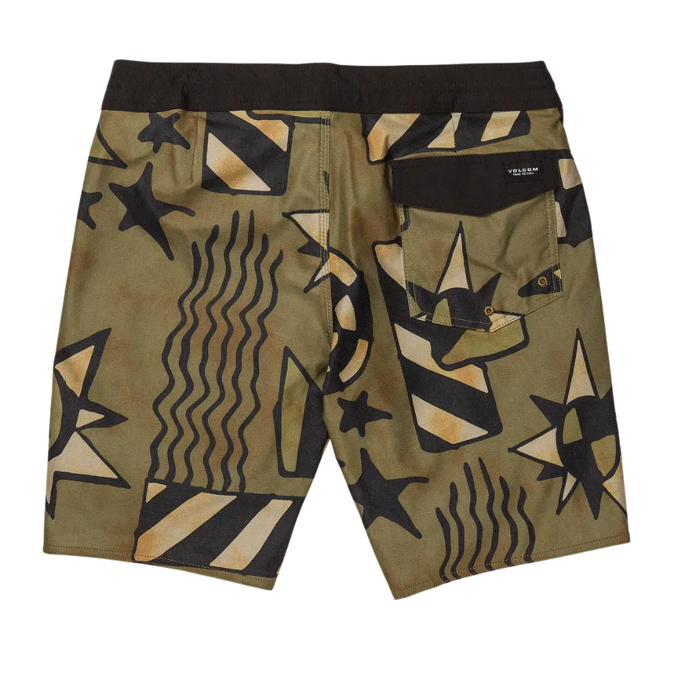 Volcom Men's Geo Stoney 19" Boardshorts