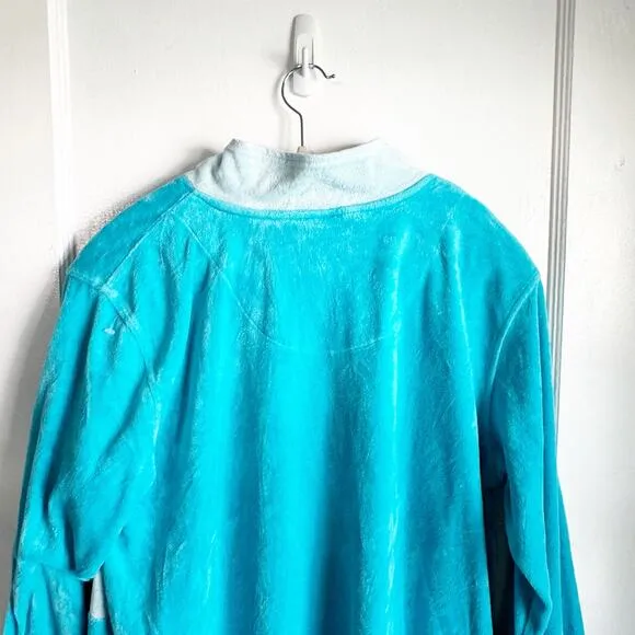 VTG Vintage Winnie The Pooh Disney Maxi Style Long Housecoat Robe Pajama Velour