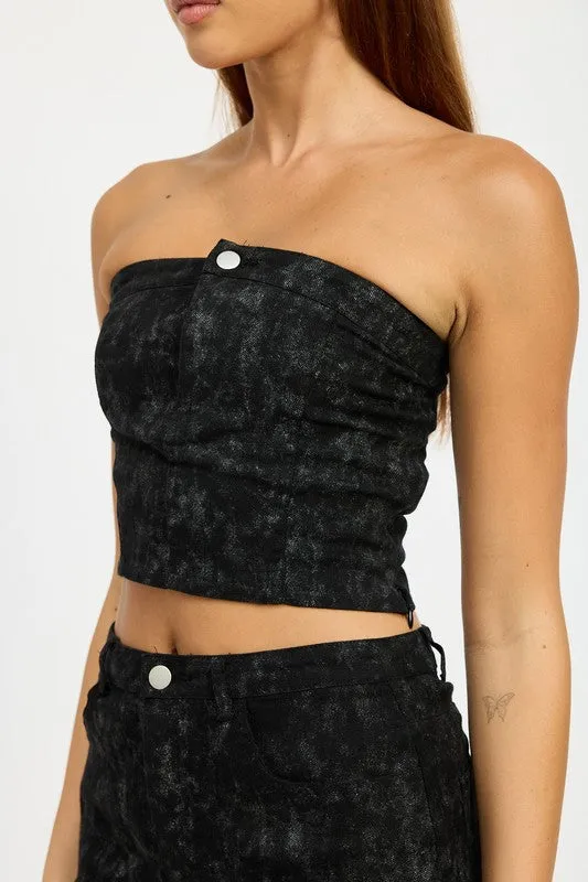 Washed Tube Top