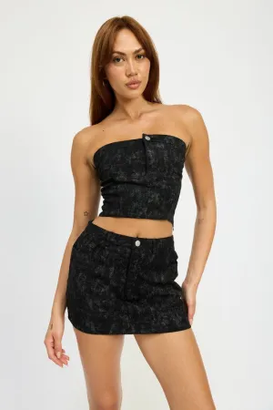 Washed Tube Top