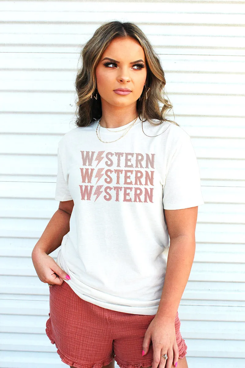 Western Bolt Unisex Triblend Short Sleeve T-Shirt