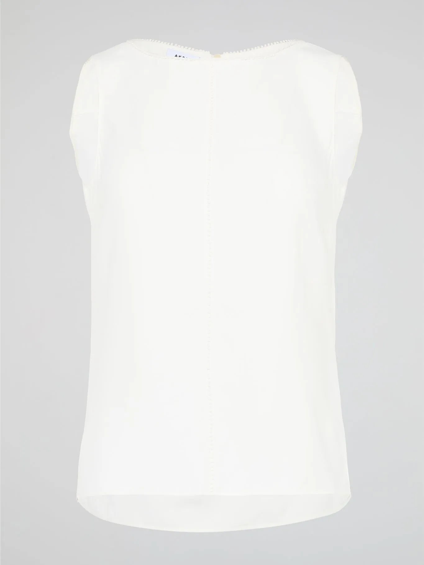 White Sleeveless Top