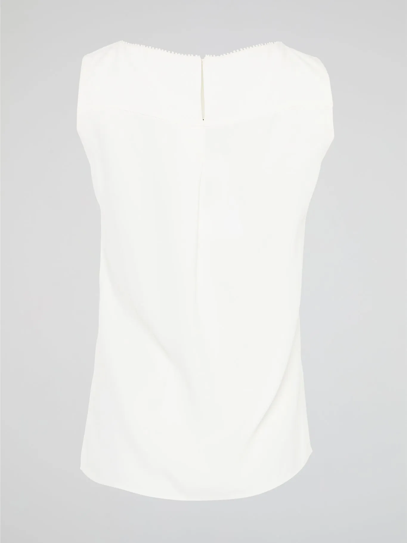White Sleeveless Top