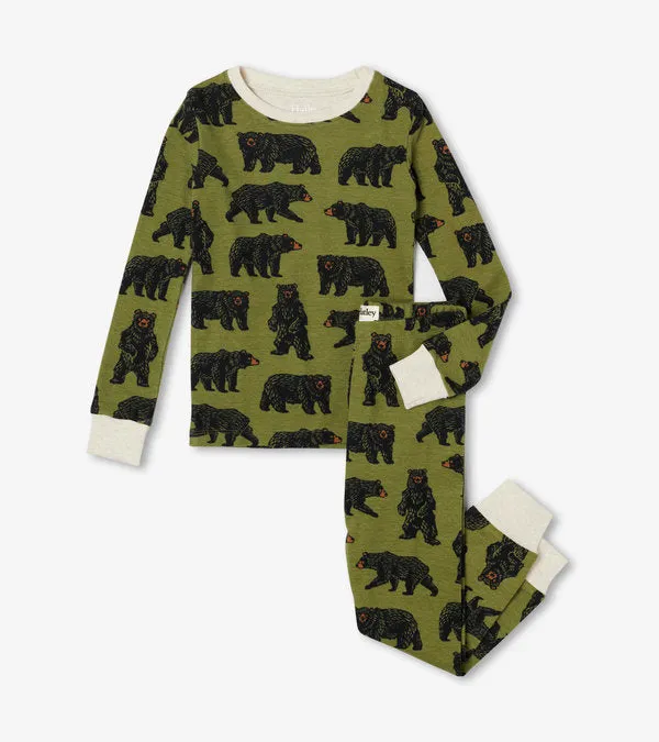 Wild Bears Organic Cotton Pjs Set