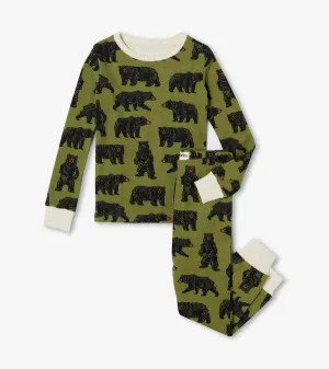 Wild Bears Organic Cotton Pjs Set