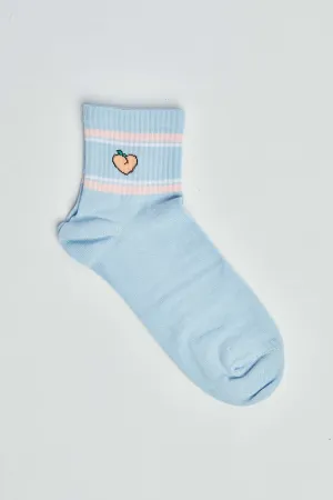 Women Cotton Socks Purple