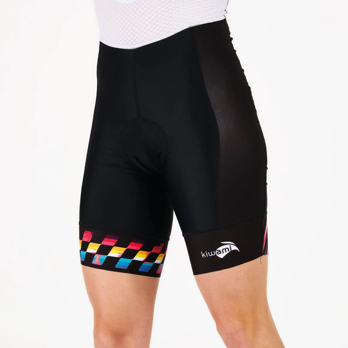 WOMEN'S AUBISQUE CYCLING BIB FINISHER BLACK