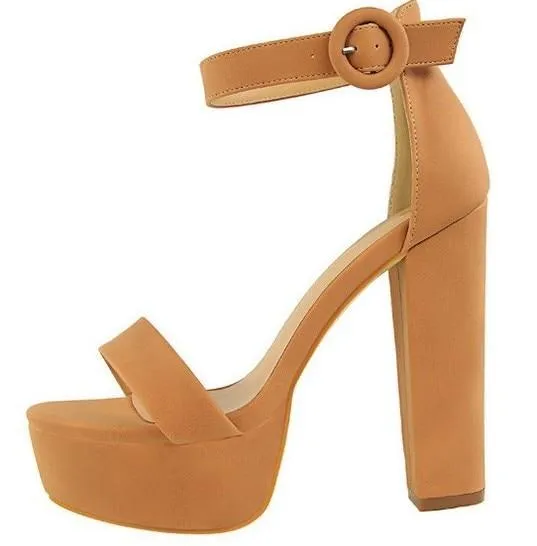 Women's Banquet sandals waterproof platform toe sandals
