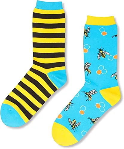 Women's Bee Socks Bee Gifts Cute Animal Socks Bee Gifts for Women, Anniversary Gift, Gift For Her, Gift For Wife