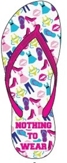 Women's Fun Expressions Flip-Flop Sandals