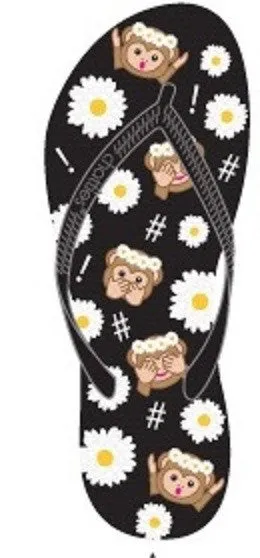 Women's Fun Expressions Flip-Flop Sandals