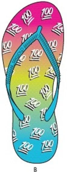 Women's Fun Expressions Flip-Flop Sandals