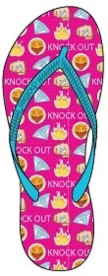 Women's Fun Expressions Flip-Flop Sandals