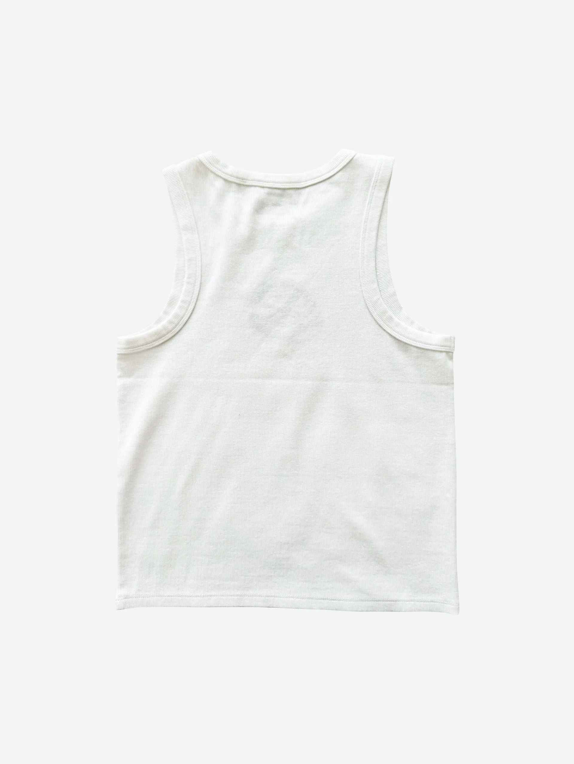 Women's Locals Only Rib Tank (White)
