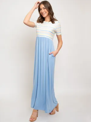 WOMEN'S MAXI STRIPES DRESS