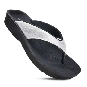 Women's Sandals Matt Gloss Silver