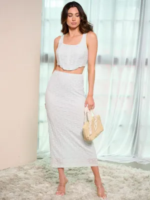 WOMEN'S SLEEVELESS OPEN BACK CROP TOP