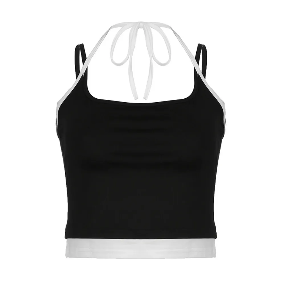 Women's Sport Contrast Color Stitching Cami Top