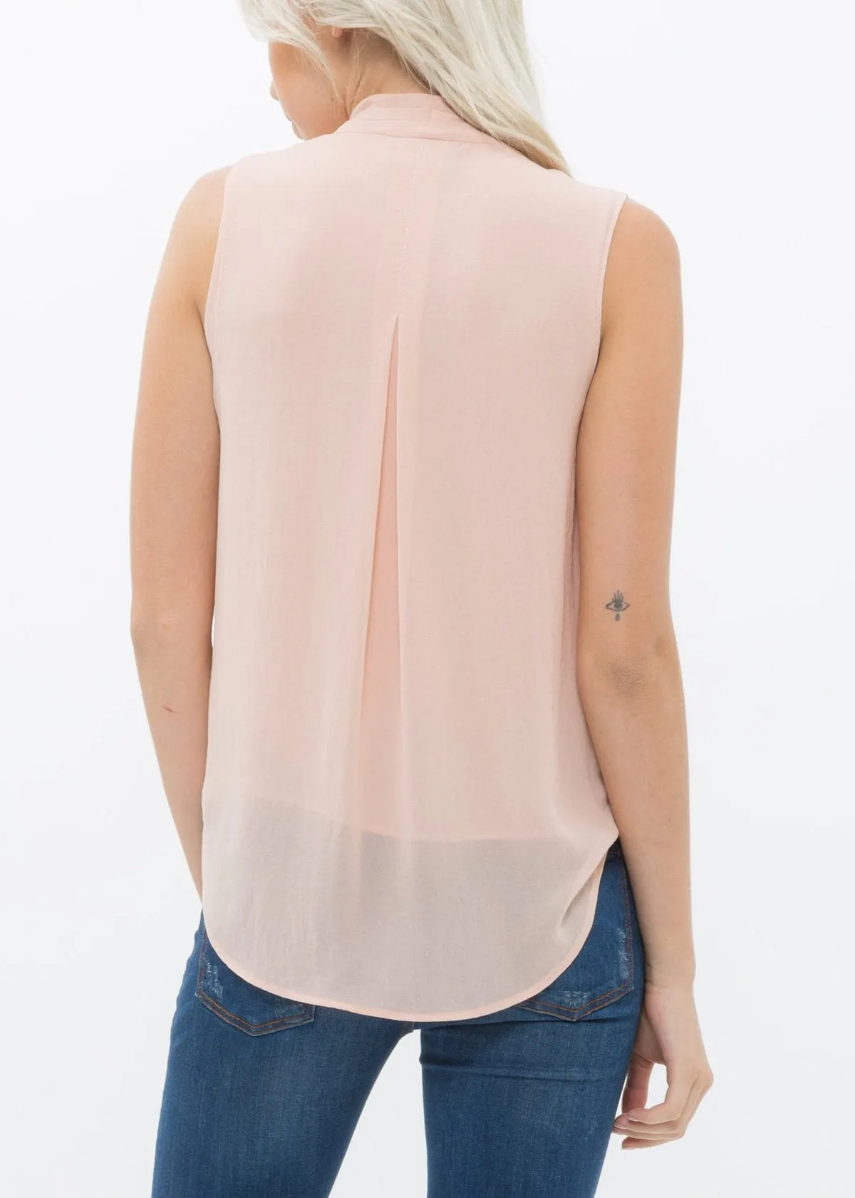 Women's Surplice Sleeveless Blouse
