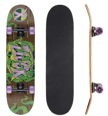 Xootz Doublekick Skateboard LED 31" (Tentacle)