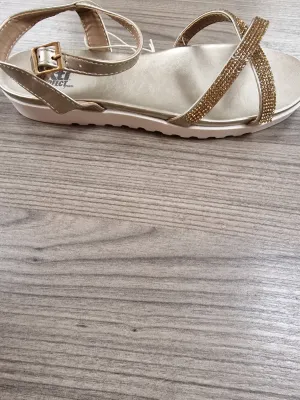 XTI  Gold Sandals