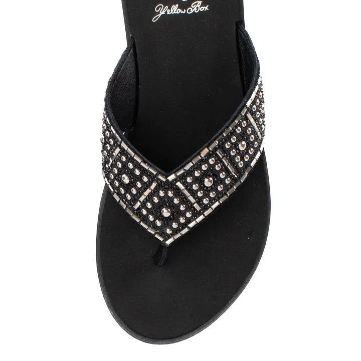 Yellow Box Womens Delana Black