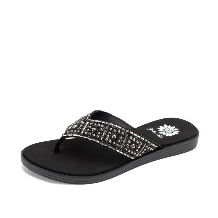 Yellow Box Womens Delana Black