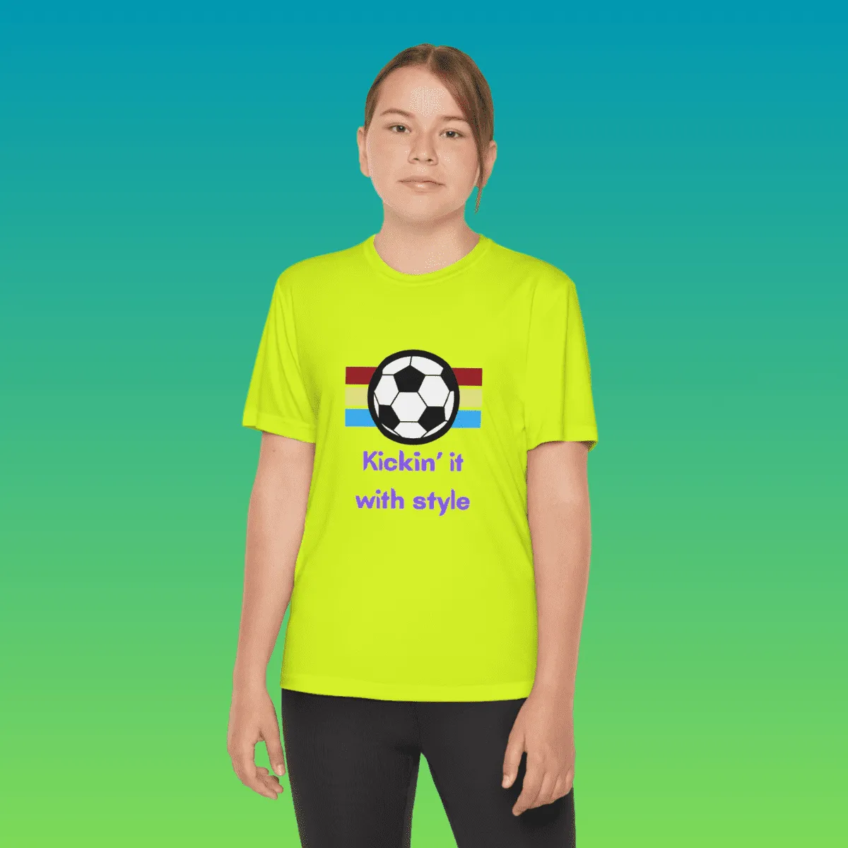 Youth Kickin It With Style Moisture-Wicking Tee