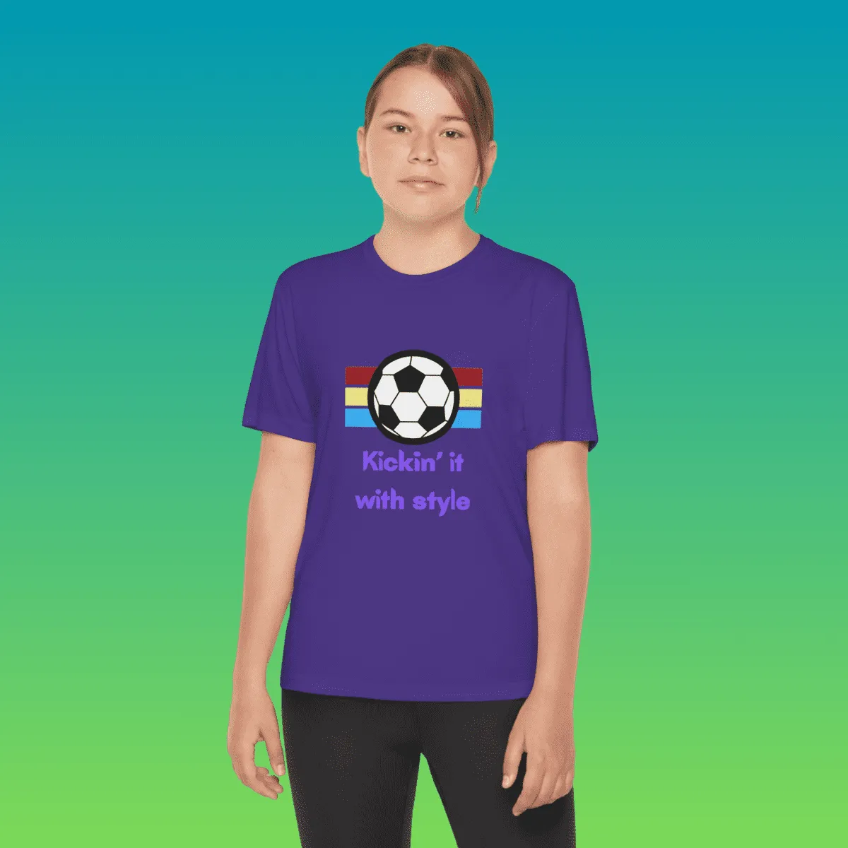 Youth Kickin It With Style Moisture-Wicking Tee