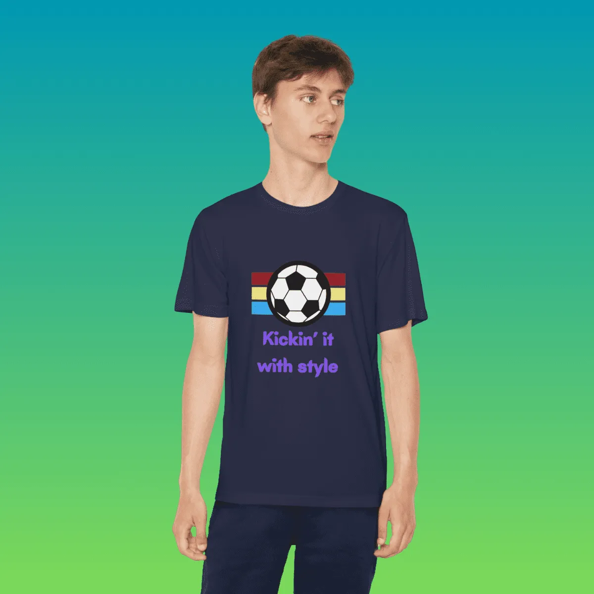 Youth Kickin It With Style Moisture-Wicking Tee