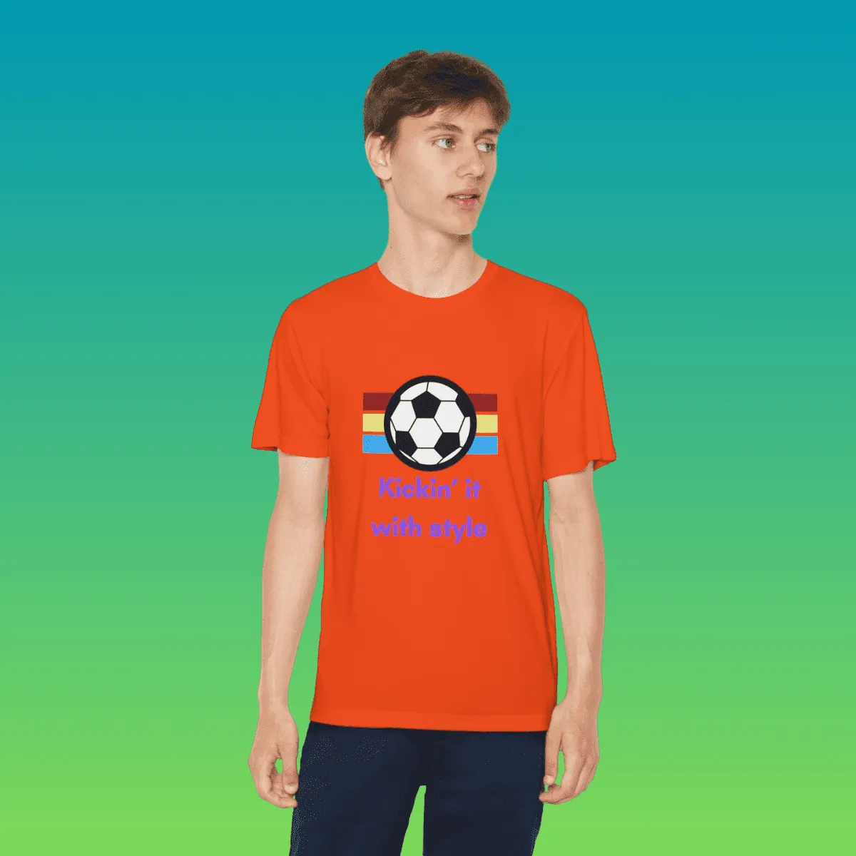 Youth Kickin It With Style Moisture-Wicking Tee