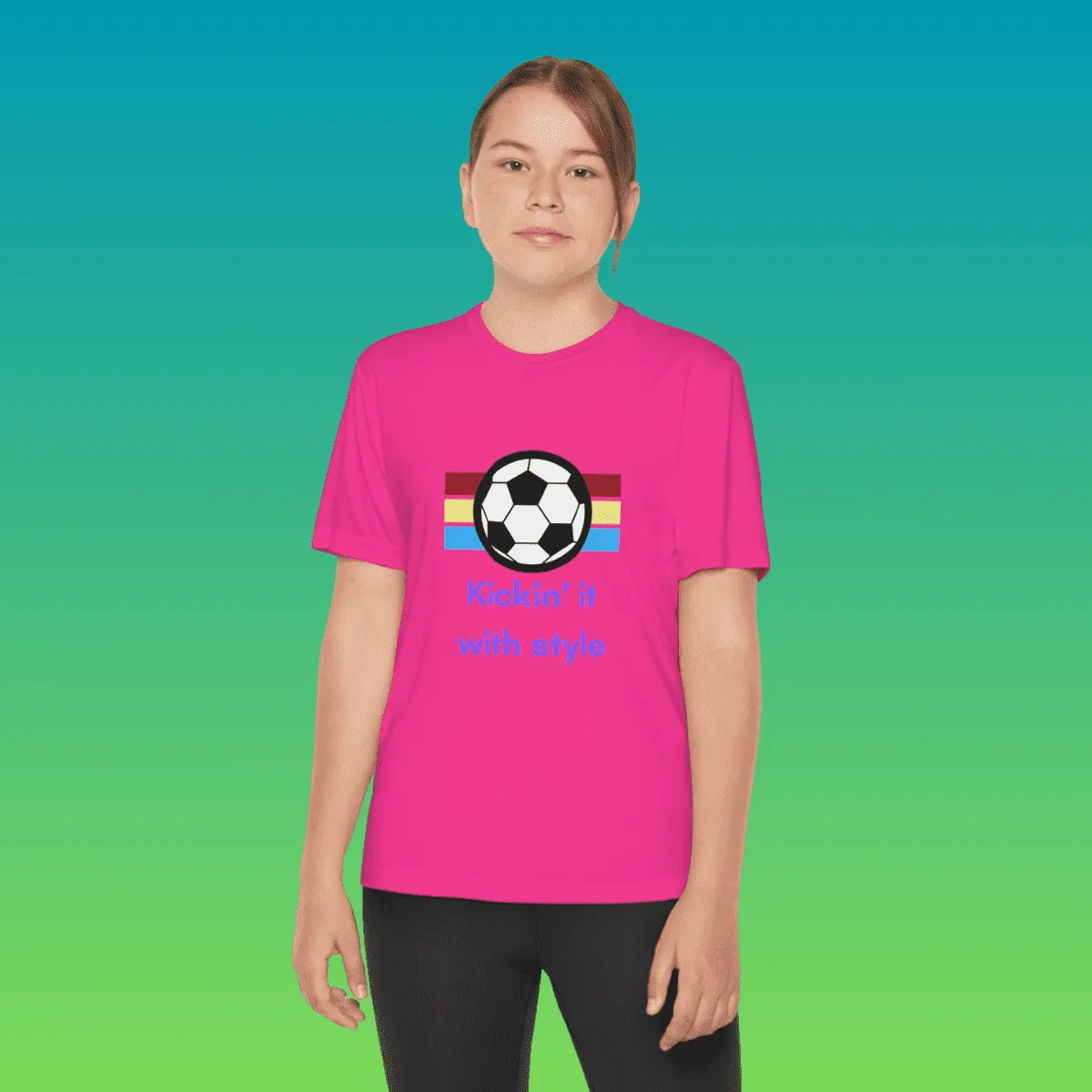 Youth Kickin It With Style Moisture-Wicking Tee