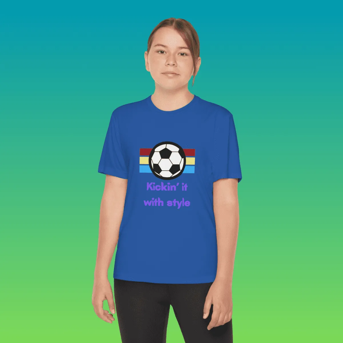Youth Kickin It With Style Moisture-Wicking Tee