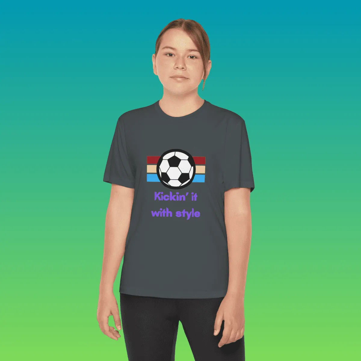 Youth Kickin It With Style Moisture-Wicking Tee