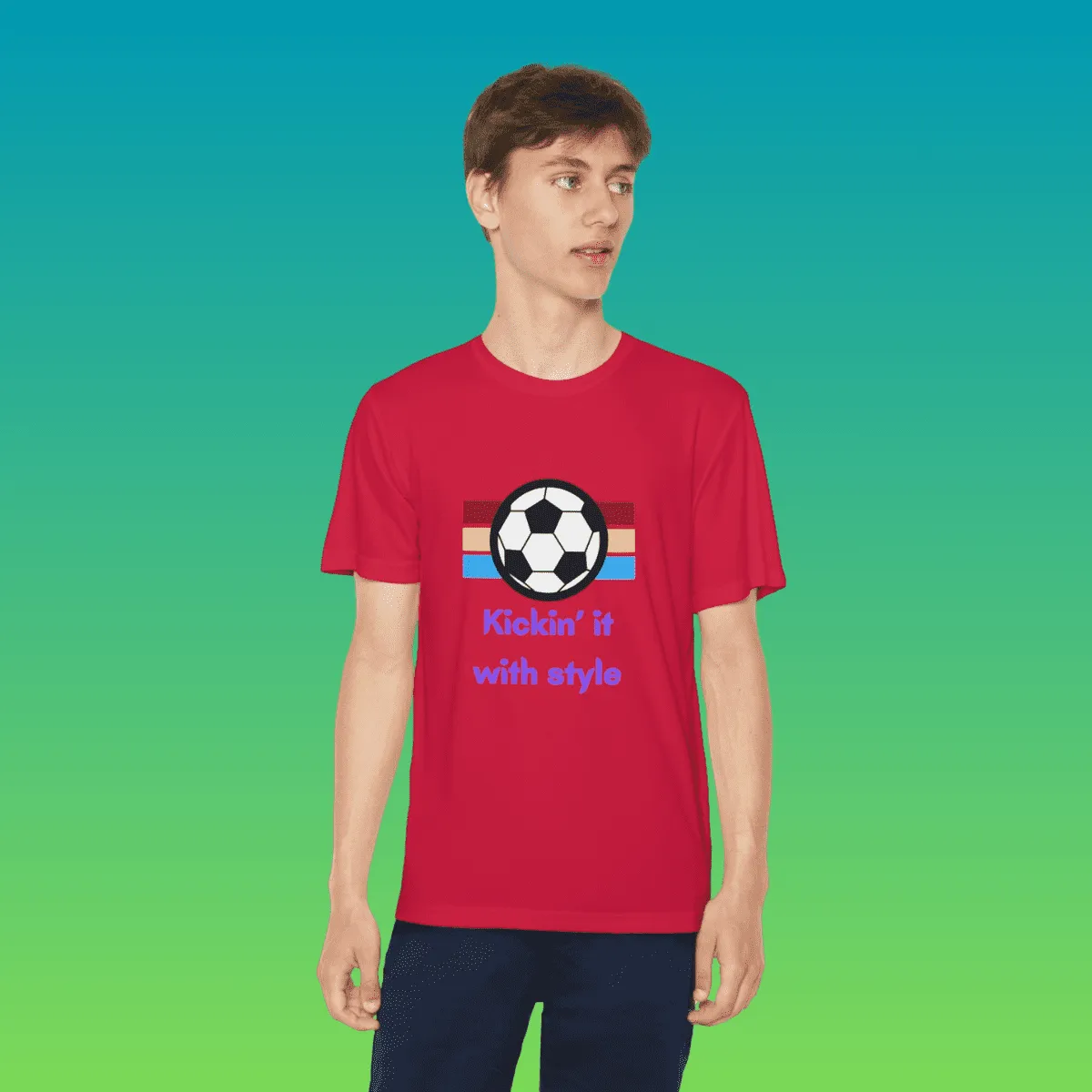 Youth Kickin It With Style Moisture-Wicking Tee