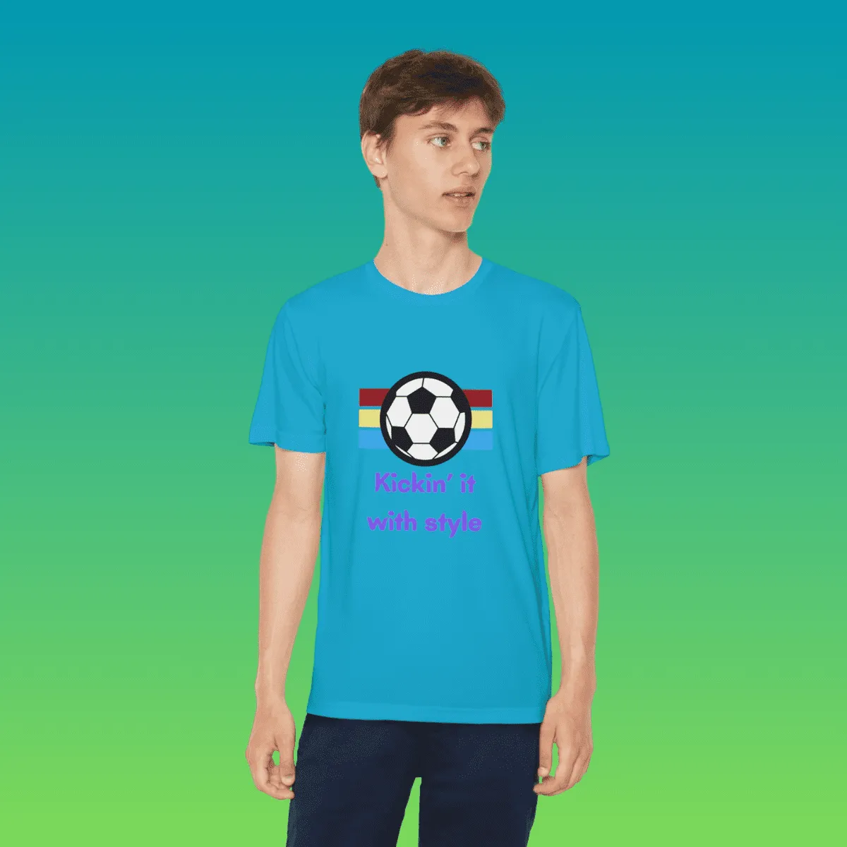 Youth Kickin It With Style Moisture-Wicking Tee