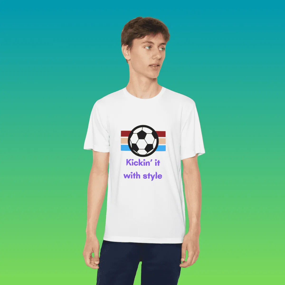 Youth Kickin It With Style Moisture-Wicking Tee